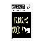 Ferrets Rock ! (dark) postage