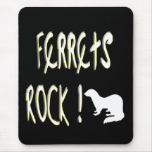 Ferrets Rock! Mousepad