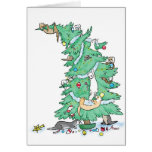 Ferrety Christmas Greeting Card