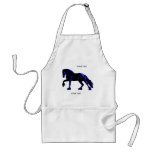 Ferrier Apron, customizable neon horse