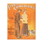 Ferris Comedians "Pacemakers at Popular Prices" Stretched Canvas Prints