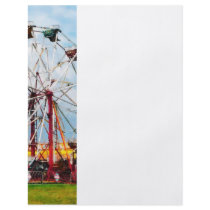Ferris Wheel Against Blue Sky Personalized Flyer