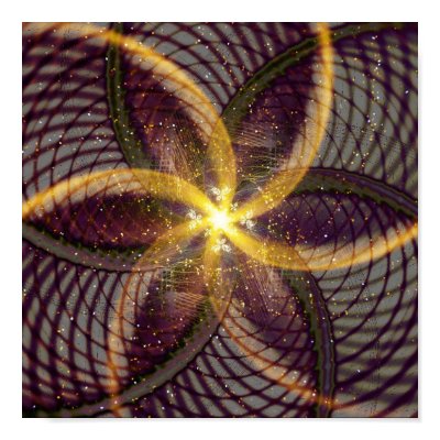 Ferris wheel arcs 4 poster by abstract_3D_design