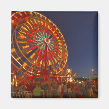Ferris wheel at dusk at the Northwest Montana Magnets