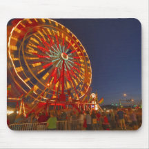 Ferris wheel at dusk at the Northwest Montana Mousepad