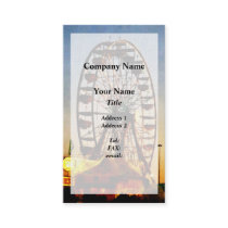 Ferris Wheel at Night Business Card