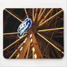 Ferris Wheel at night Mouse Mats