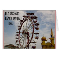 Ferris Wheel at Palace Playland Old Orchard Beach Cards