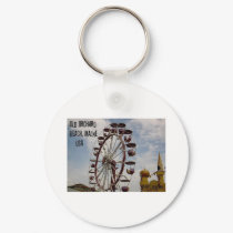 Ferris Wheel at Palace Playland Old Orchard Beach keychains