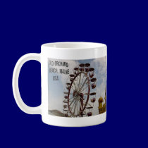 Ferris Wheel at Palace Playland Old Orchard Beach mugs