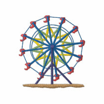Ferris Wheel embroidered shirts