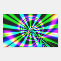 Ferris Wheel Fractal Art stickers