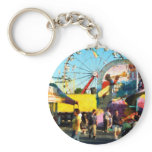Ferris Wheel in Distance Key Chain