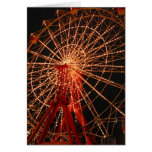ferris wheel night card ferris wheel night card