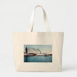 Ferry Boat Tamalpais, San Francisco Bay Tote Bags