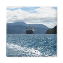 Ferry Crossing Cook Strait Magnet