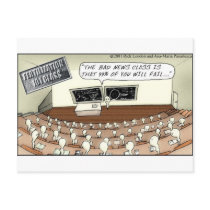 Fertilization 101 Hilarious Cartoon Gifts & Tees postcards