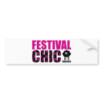 Festival Chic bumper stickers