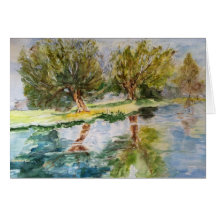 Festival of a Green Summer Day Greeting Cards