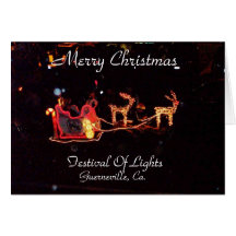 Festival Of Lights, Merry Christma... Greeting Cards