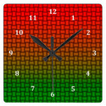 Festive Basketweave Look Clock