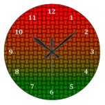 Festive Basketweave Look Wallclock