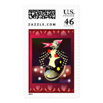 Festive bird fun stamps