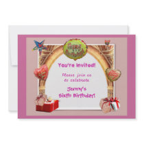 Festive Birthday Invitation by elenaind Festive Birthday Invitation