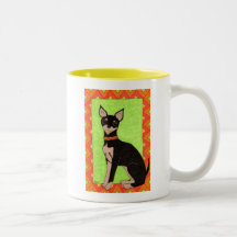 Festive Chihuahua Coffee Mugs