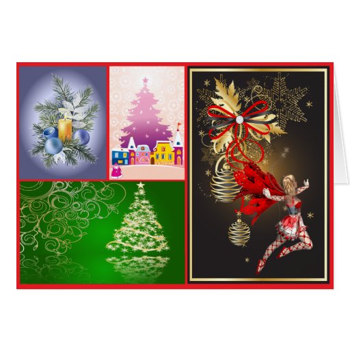 Festive Christmas Card | Zazzle