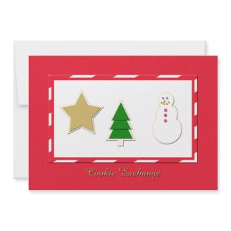 Festive Christmas Cookie Exchange Invitation