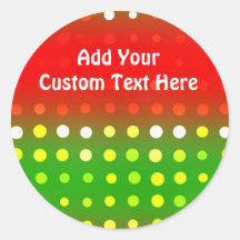 Festive Christmas Lights Seals And Stickers