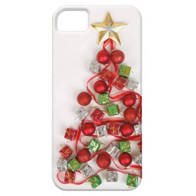 Festive Christmas Tree iPhone 5 Case
