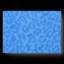 Festive Cobalt Blue Envelope lined Hot Leopard envelopes