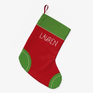 Festive Colors Small Christmas Stocking