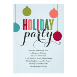 Festive Decor Holiday Party Invitations invitations