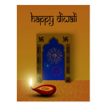 Festive Diwali - Postcard