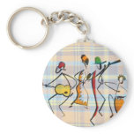 Festive Dominica keychain