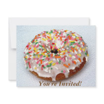Festive Donut Personalized Invitation