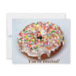Festive Donut Personalized Invitation