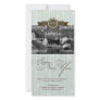 Festive Dotted Stripes New Year Holiday Photo Card