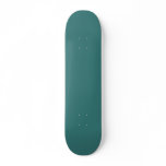 Festive dull blue Circles on a retro blue backgrou Custom Skateboard