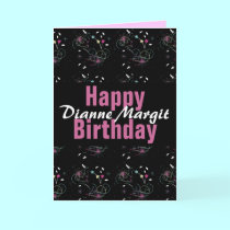 Festive Flowers Birthday! cards