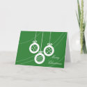 Festive Holiday Decorations Greeting Cards