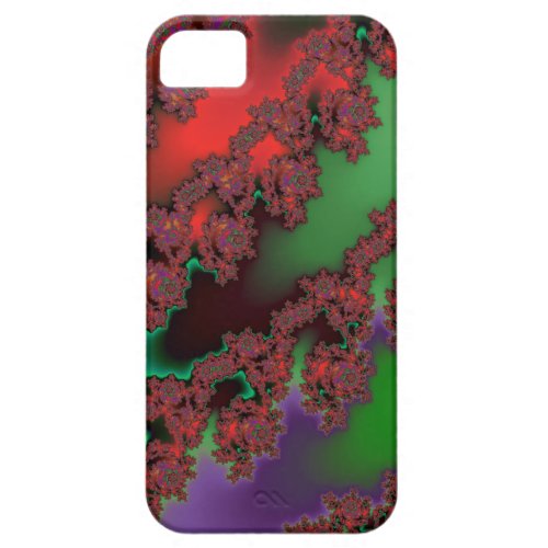 Festive Holiday Fractal Skins iPhone 5 Cases