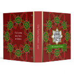Festive Holidays Family Photo Album 3 Ring Binder