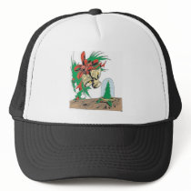Festive Holly and Tree hats