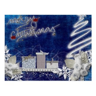 Festive Merry Christmas Post Cards