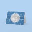 Festive Modern Style Holiday Card Template
