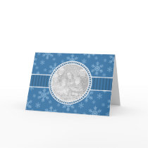 Festive Modern Style Holiday Card Template